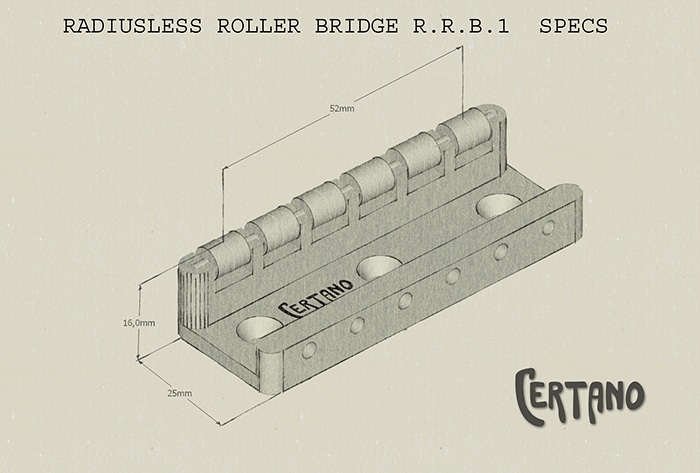 The new bridge "R.R.B.1" is a roller bridge without radius