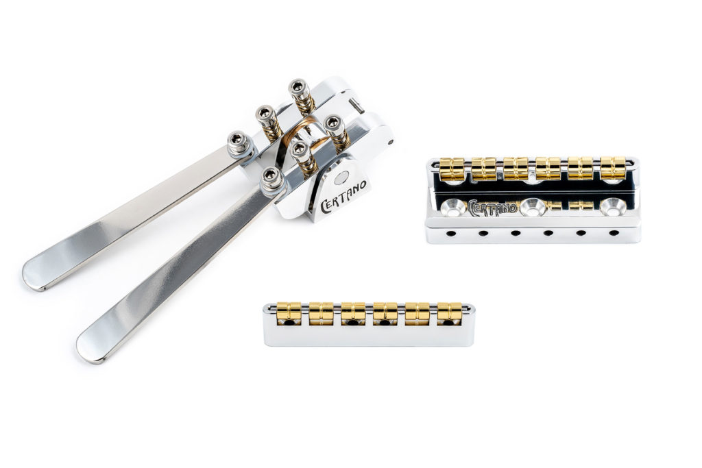 COMBO TRIO Bridge "R.R.B.1" + Roller Nut “R.R.N.1” + the bender "Le